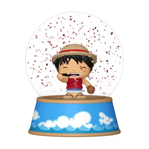 Funko One Piece Mini Glitter Globe hógömb – Monkey D. Luffy figura