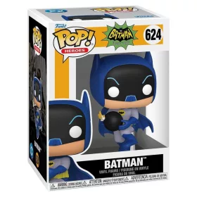   Funko Pop! Heroes Batman 66 S2 – Batman bombával vinyl figura (9,5 cm)