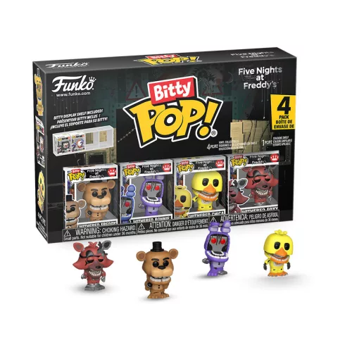 Funko Bitty POP! 4 db-os minifigura szett – Five Nights at Freddy's: Withered Freddy