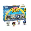 Funko Pop! Bitty Sonic the Hedgehog 4 db-os minifigura szett – Shadow (Emeralddal), Rouge, Neo Metal Sonic, Silver