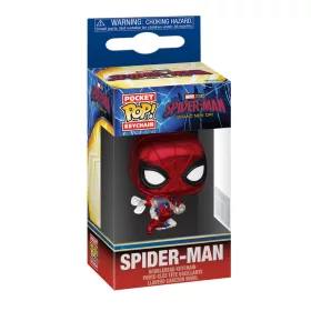   Funko Pop! Keychain - Spider-Man (Brand New Day) (Metallic) kulcstartó