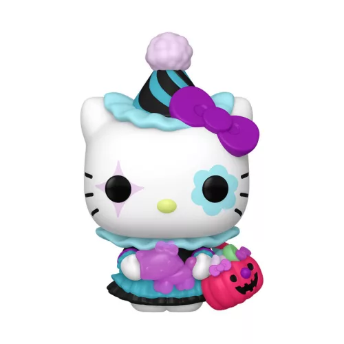 Funko POP! Sanrio Hello Kitty – Spooky Clown Chase glow-in-the-dark vinyl figura (10,2 cm)