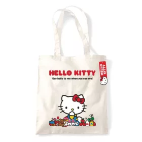 Pyramid HELLO KITTY (SAY HELLO) natúr vászontáska