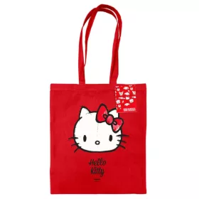 Pyramid HELLO KITTY (DRAWN) piros vászontáska