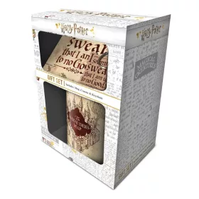   Pyramid HARRY POTTER (MARAUDERS MAP) bögre, alátét, kulcstartó ajándék szett