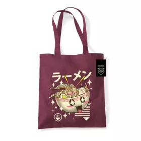 Pyramid VINCENT TRINIDAD (KAWAII RAMEN) bordó vászontáska