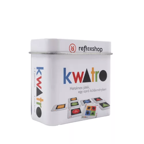 Kwatro társasjáték, blisteres csomagolás