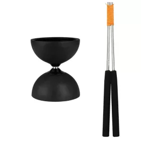 Henry's Jazz diabolo szett alu pálcával, fekete
