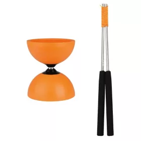 Henry's Jazz diabolo szett alu pálcával, narancs