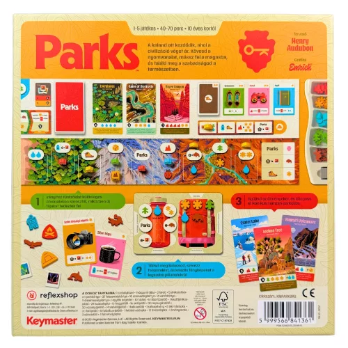 Parks: 2. kiadás társasjáték