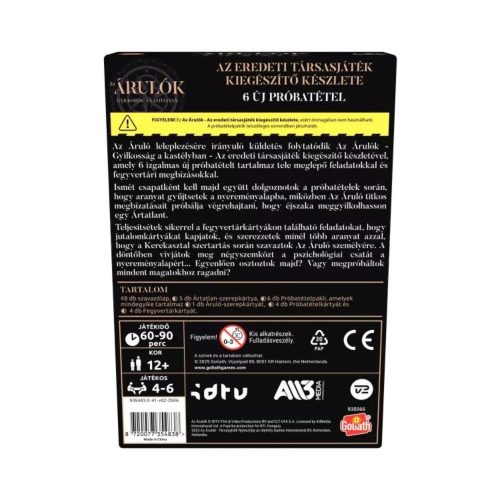 Az Árulók-Gyilkosság a kastélyban kiegészítő szett