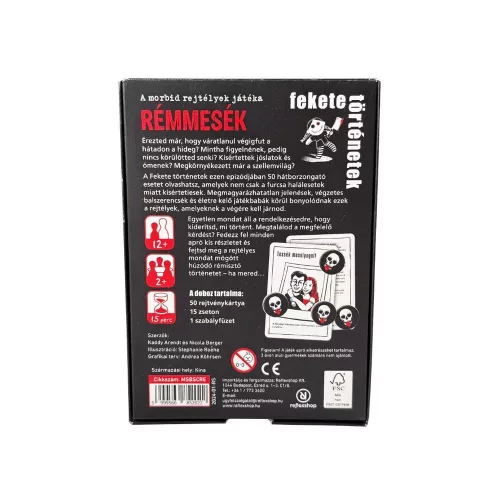 Fekete történetek: Rémmesék logisztori rejtvények