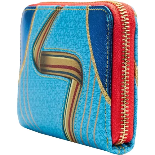 Loungefly Marvel: Ms. Marvel logo körbe cipzáras pénztárca