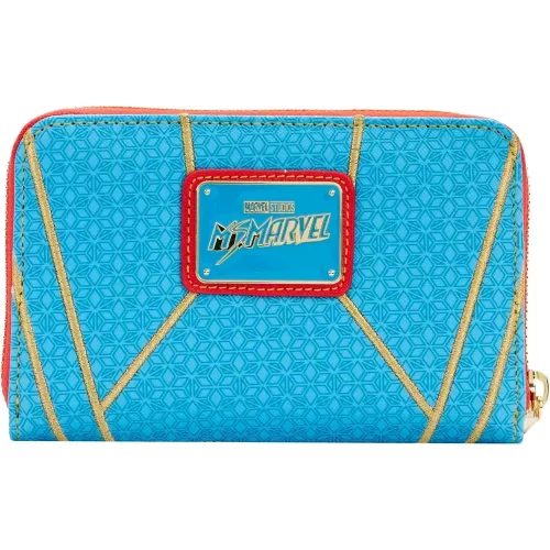 Loungefly Marvel: Ms. Marvel logo körbe cipzáras pénztárca