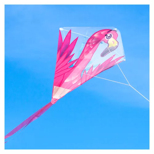 Gyémánt alakú szélsárkány - flamingo