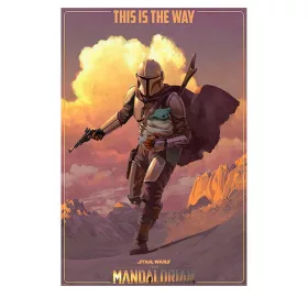 Star Wars: The Mandalorian (On the run) maxi poszter