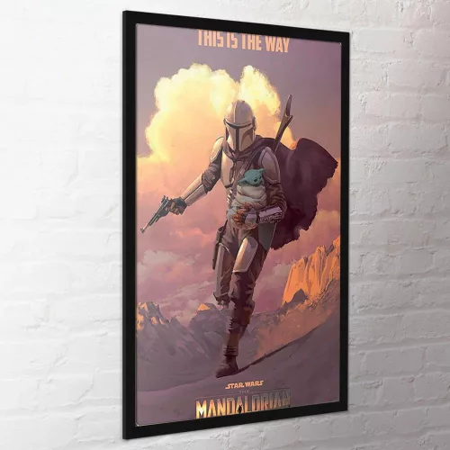 Star Wars: The Mandalorian (On the run) maxi poszter