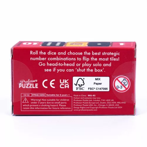 Mini Dice Games - Shut the Box kockajáték