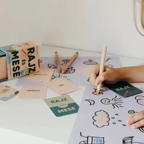 Rajz és mese - kreativitásfejlesztő kártyajáték