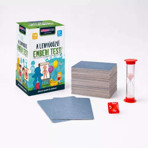 Memorace – A lenyűgöző emberi test | Ismeretterjesztő fejlesztő társasjáték (8+)