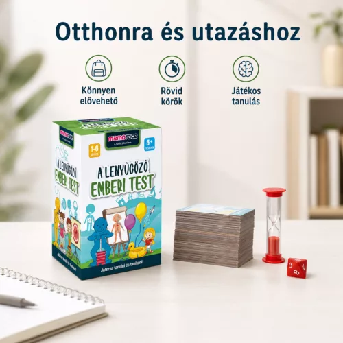 Memorace – A lenyűgöző emberi test | Ismeretterjesztő fejlesztő társasjáték (8+)