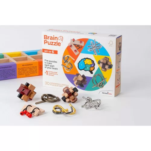 Brain Puzzle set of 6 logikai játék
