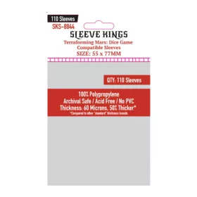  Sleeve Kings "Terraforming Mars - Dice Game" kártyavédő (110 db-os csomag) 55 x 77 mm