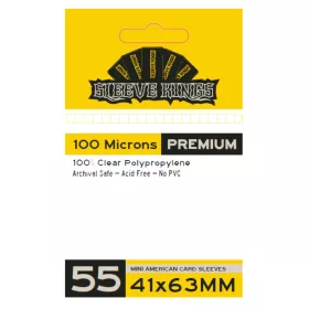 Sleeve Kings mini kártyavédő (55 db-os csomag) 41 x 63 mm