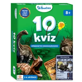   Skillmatics 10 Kvíz – Döbbenetes dinoszauruszok kártyajáték