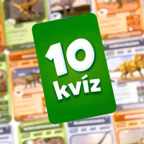 Skillmatics 10 Kvíz – Döbbenetes dinoszauruszok kártyajáték