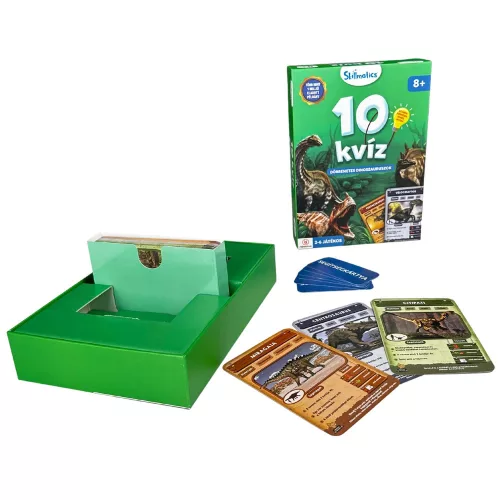 Skillmatics 10 Kvíz – Döbbenetes dinoszauruszok kártyajáték