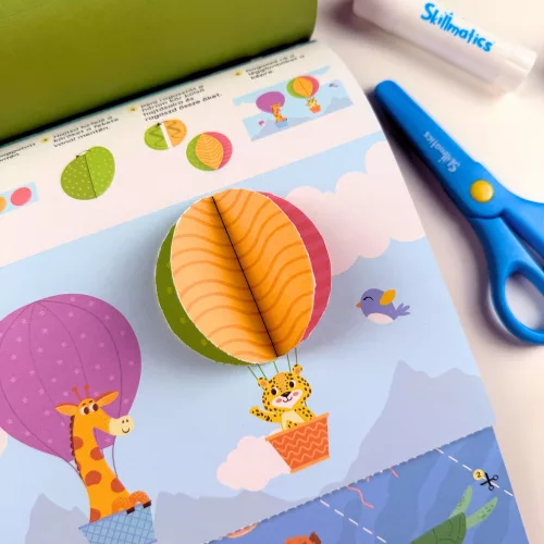 Skillmatics Nyisz, nyisz! – biztonsági ollós kreatív készlet 25 feladattal