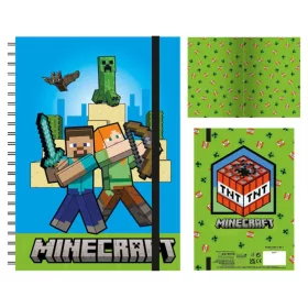 Pyramid MINECRAFT (STEVE AND ALEX) A5 füzet