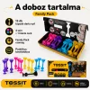 Tossit Family Pack – Pink, Lila, Kék, Sárga | Szilikon Darts Játék 2-4 Főre | 7 Játékmód