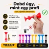 Tossit Family Pack – Pink, Lila, Kék, Sárga | Szilikon Darts Játék 2-4 Főre | 7 Játékmód