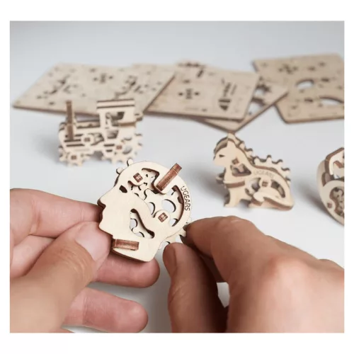 UGEARS mini stresszlevezető modellek - Szimbólumok (4db)