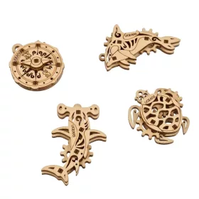 UGEARS U-Fidgets Atlantic-óceán modell