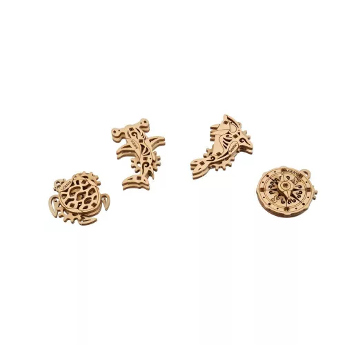 UGEARS U-Fidgets Atlantic-óceán modell