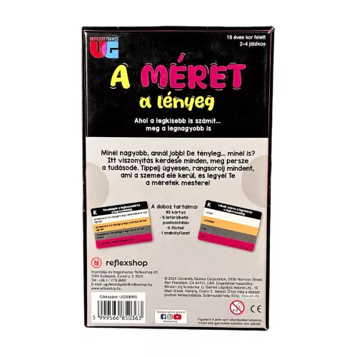 A méret a lényeg társasjáték