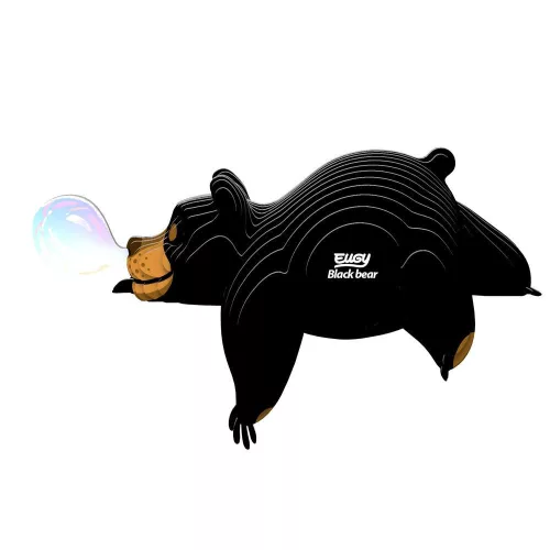 EUGY Fekete Medve 3D puzzle