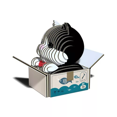 EUGY Macska - Tuxedo 3D puzzle