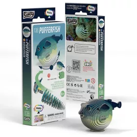 EUGY Puffer Fish (Wobbly) 3D puzzle