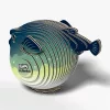 EUGY Puffer Fish (Wobbly) 3D puzzle