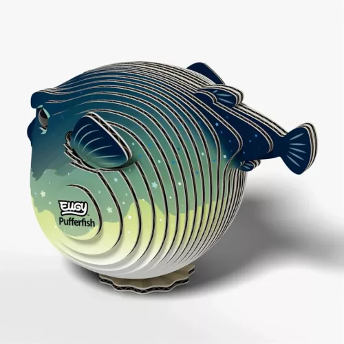 EUGY Puffer Fish (Wobbly) 3D puzzle