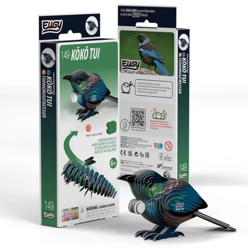 EUGY Kōkō Tui 3D puzzle – 149 (karton modell)