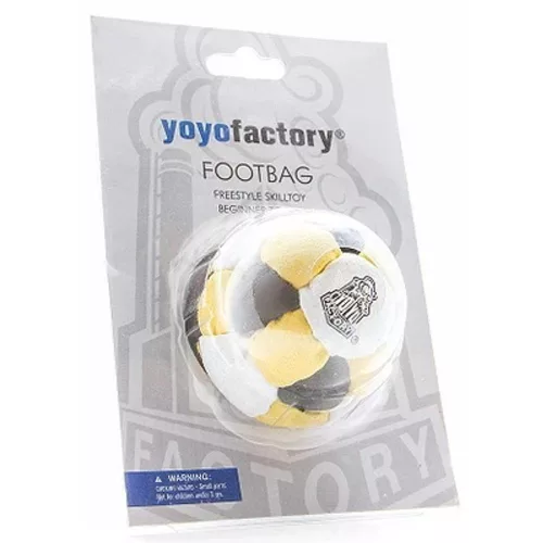 YoYoFactory Catchy Footbag - sárga,fehér,fekete