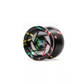 YoYoFactory- Shutter Splash - fekete/szivárvány yoyo