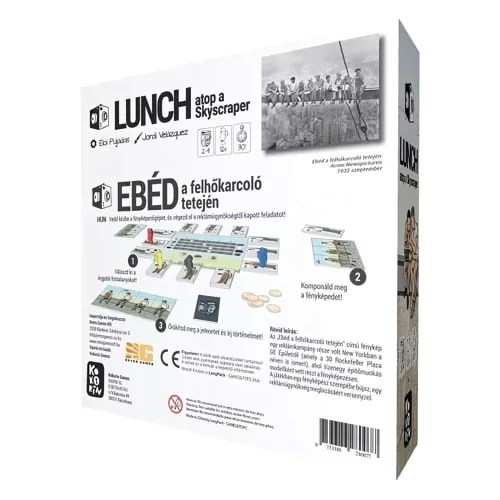 Ebéd a felhőkarcoló tetején társasjáték