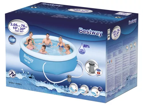 Bestway Korfu medence vízforgatóval - 305 x 76 cm