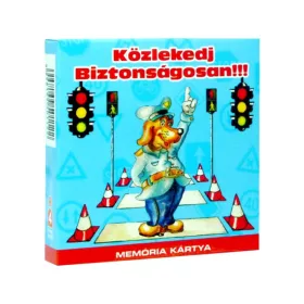 Közlekedj biztonságosan memória fejlesztő kártya